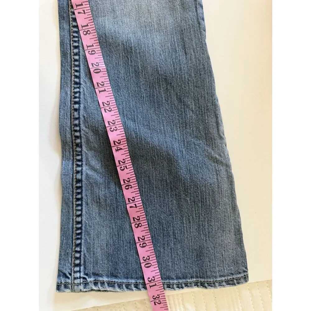 Vtg Silver Jeans Tuesday Y2K Low Rise Flare Leg Bootcut Western Stretch Size 29